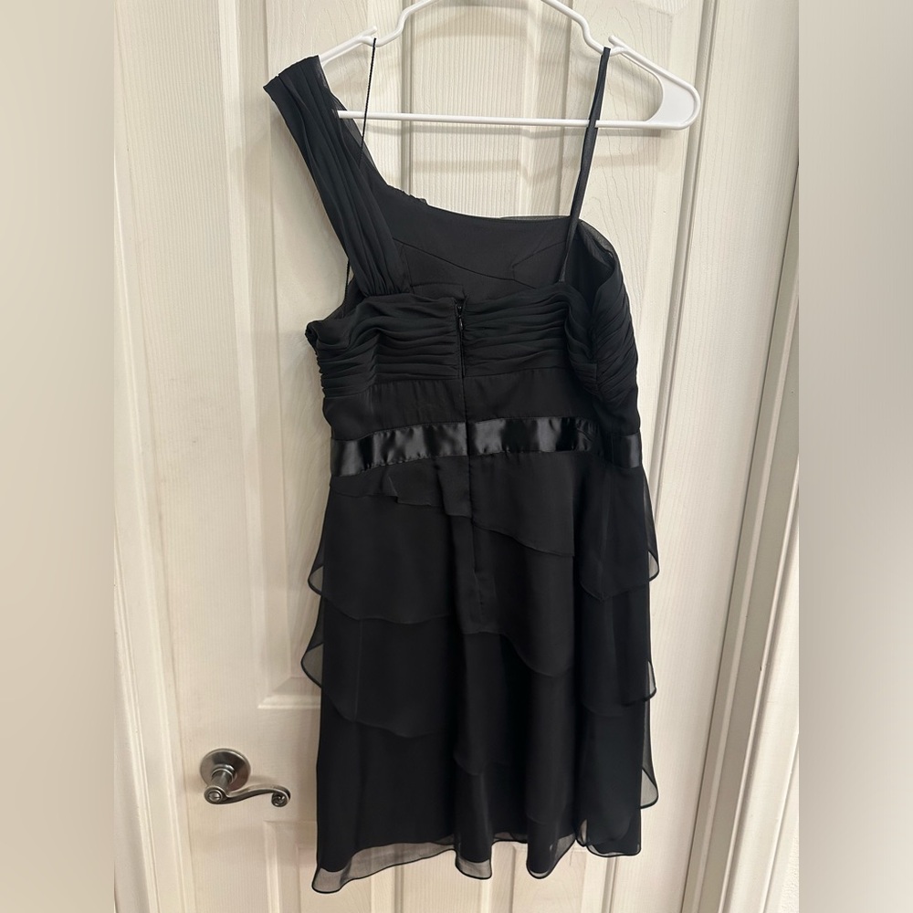 Black Adrianna Papell cocktail dress